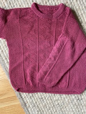 Esther Sweater baby, Oppskrift.