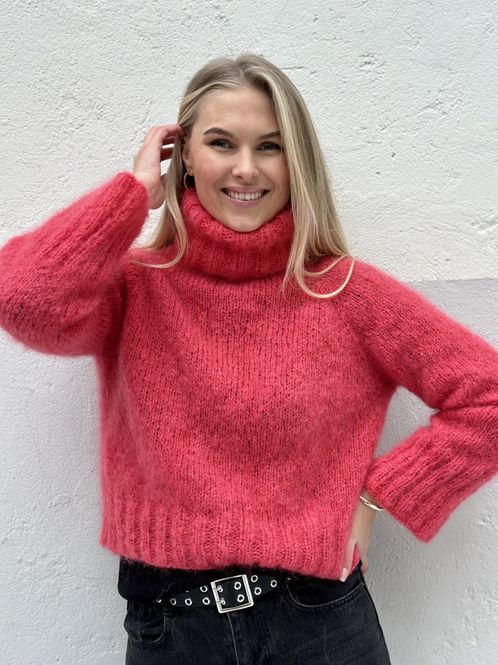 Hovedbilde Basic Fluffy Turtelneck, ovenfra og ned. ...
