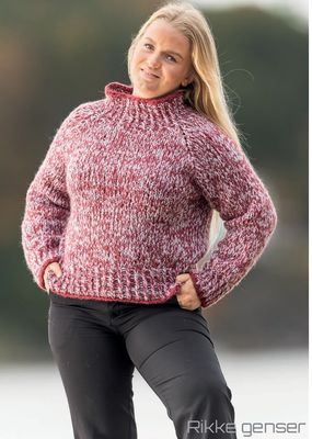 Rikke genser. Garnpakke 