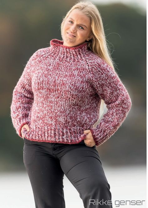 Hovedbilde Rikke genser. Garnpakke 
