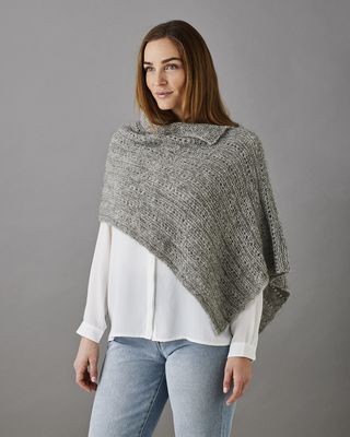 Nanna poncho. Oppskrift.