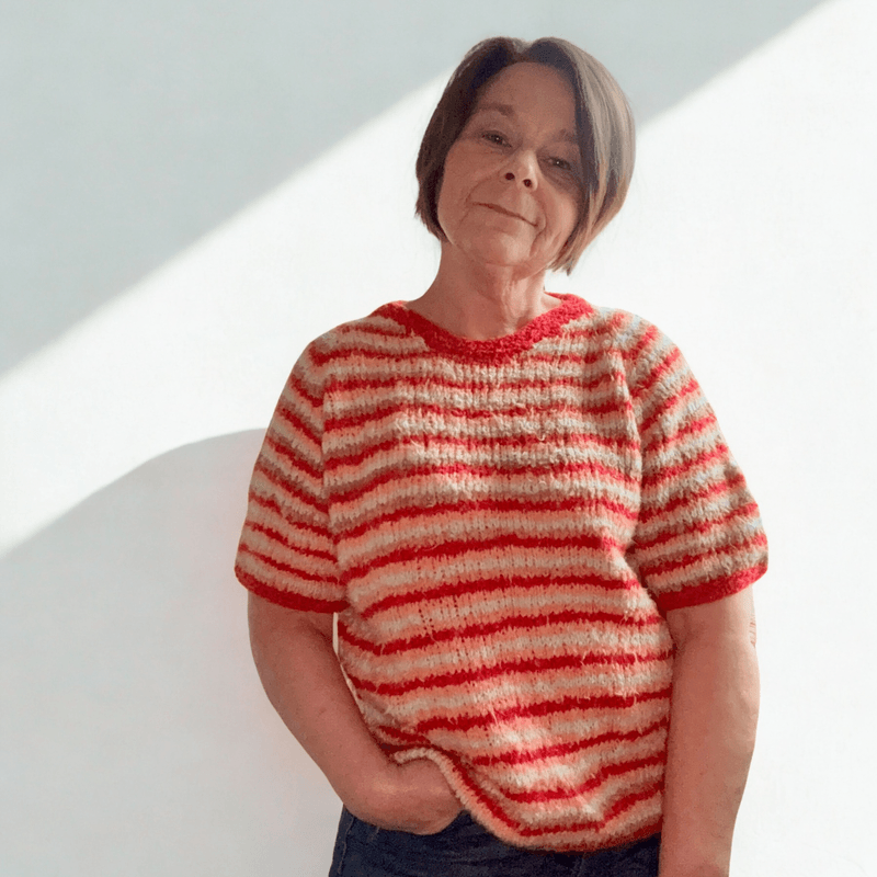 Flora t-skjorte. Oppskrift