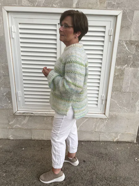 Hovedbilde Anemone genser. Garnpakke.