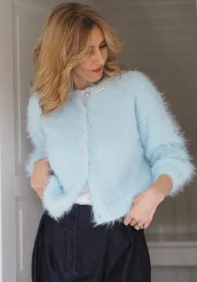 Fuzzy Cardigan. Garnpakke