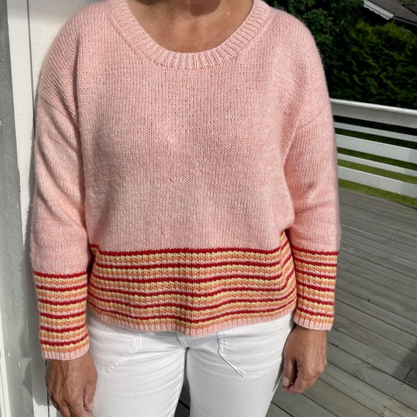 Hovedbilde Calla Sweater. Oppskrift